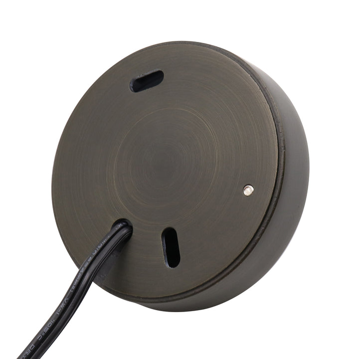 Outdoor Landscape Lighting LED 12V Low Voltage DL01B G4 Solid Brass Round Surface Mount Deck Light Low Voltage Landscape Lighting