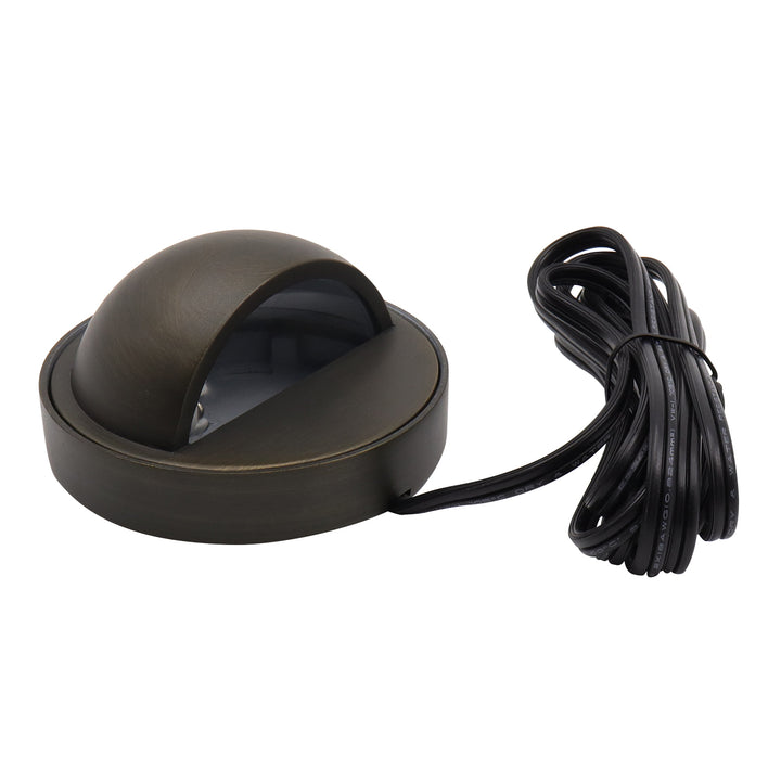 Outdoor Landscape Lighting LED 12V Low Voltage DL01B G4 Solid Brass Round Surface Mount Deck Light Low Voltage Landscape Lighting