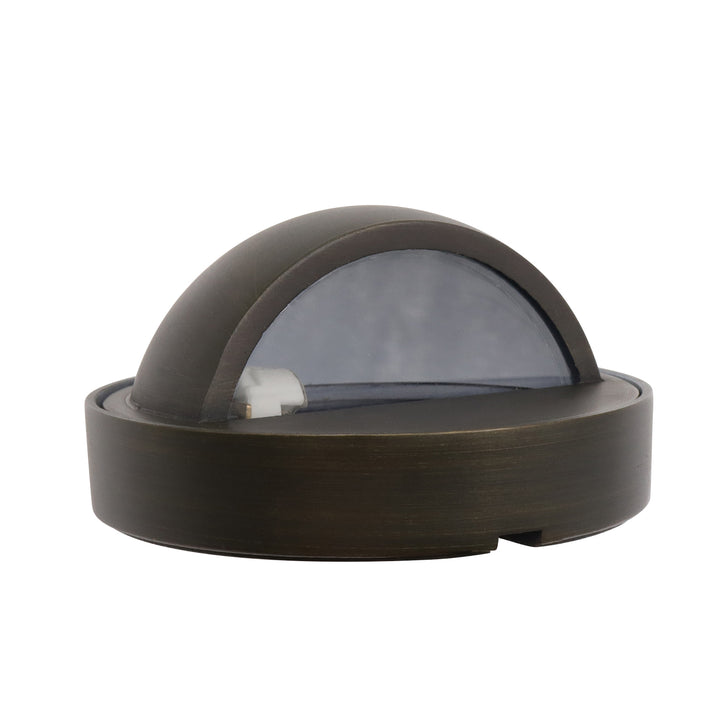 Outdoor Landscape Lighting LED 12V Low Voltage DL01B G4 Solid Brass Round Surface Mount Deck Light Low Voltage Landscape Lighting