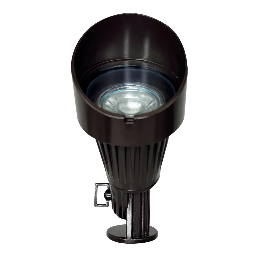 Outdoor Landscape Lighting LED 12V Low Voltage DL02 12V Low Voltage LED Landscape Aluminum Spotlight | Waterproof Aluminum Outdoor Directional Light with MR16 Socket