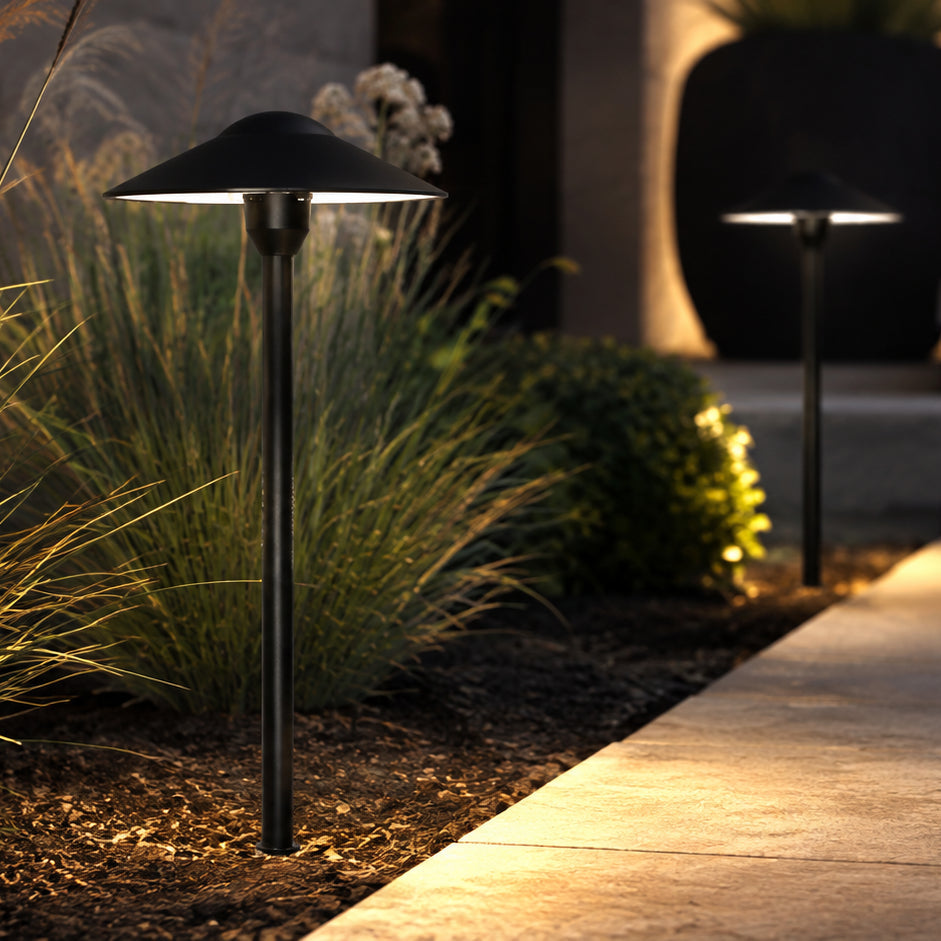 Outdoor Landscape Lighting LED 12V Low Voltage DL03 Cast Aluminum Path Light | 12V Low Voltage Landscape Light Lamp Ready G4 Socket