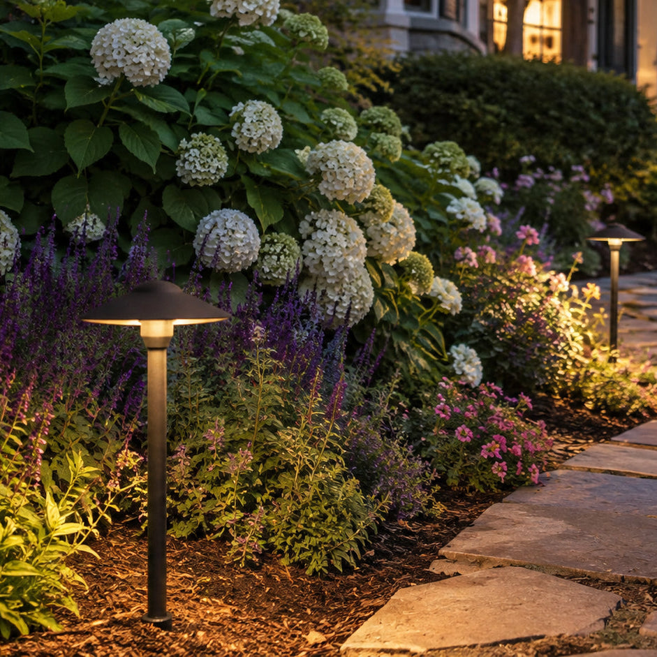 Outdoor Landscape Lighting LED 12V Low Voltage DL03 Cast Aluminum Path Light | 12V Low Voltage Landscape Light Lamp Ready G4 Socket