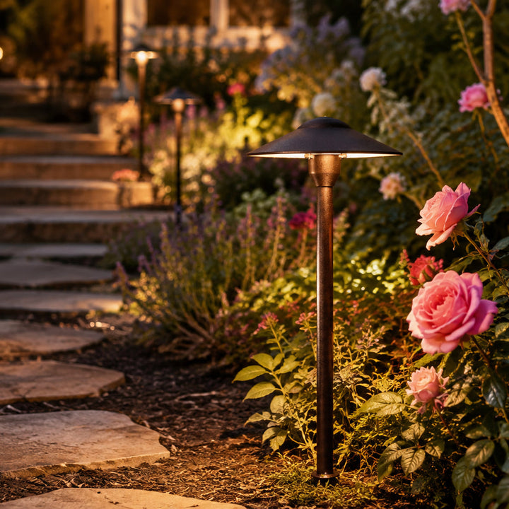 Outdoor Landscape Lighting LED 12V Low Voltage DL03 Cast Aluminum Path Light | 12V Low Voltage Landscape Light Lamp Ready G4 Socket