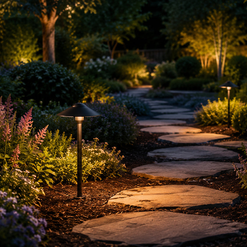 Outdoor Landscape Lighting LED 12V Low Voltage DL03 Cast Aluminum Path Light | 12V Low Voltage Landscape Light Lamp Ready G4 Socket