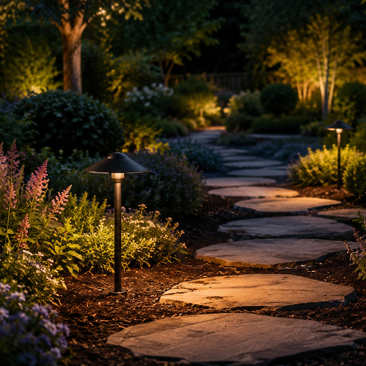 Outdoor Landscape Lighting LED 12V Low Voltage DL03 Cast Aluminum Path Light | 12V Low Voltage Landscape Light Lamp Ready G4 Socket