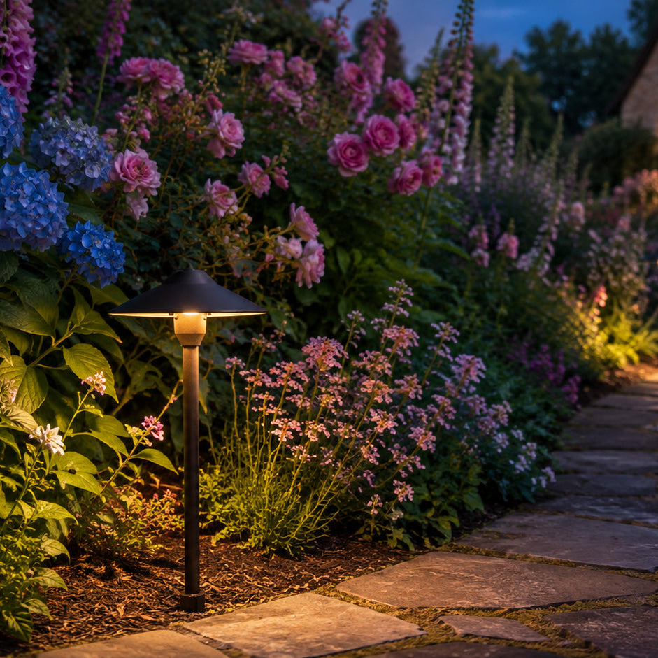 Outdoor Landscape Lighting LED 12V Low Voltage DL03 Cast Aluminum Path Light | 12V Low Voltage Landscape Light Lamp Ready G4 Socket