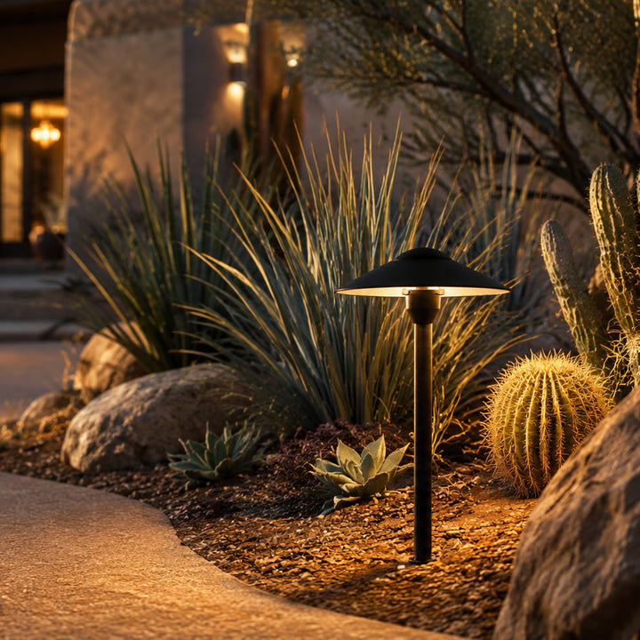 Outdoor Landscape Lighting LED 12V Low Voltage DL03 Cast Aluminum Path Light | 12V Low Voltage Landscape Light Lamp Ready G4 Socket