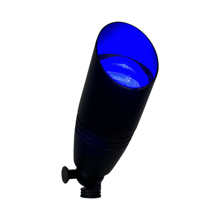 Outdoor Landscape Lighting LED 12V Low Voltage DL05R 8W 4x/8x/12x Package RGBCW Cast Aluminum 12V AC/DC Low Voltage Integrated LED Smooth Bullet Directional Outdoor Spotlight IP65