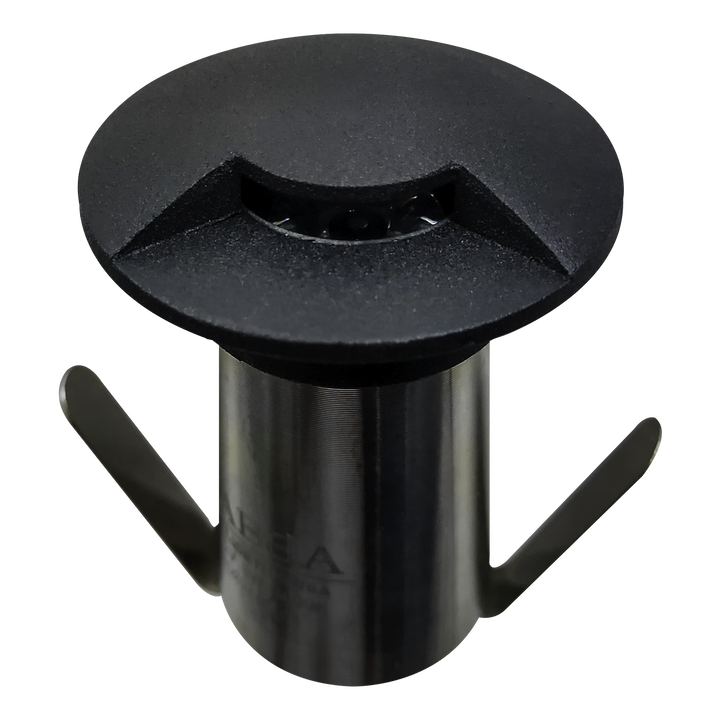 Outdoor Landscape Lighting LED 12V Low Voltage DM53 Stainless Steel In-Ground Well Light | 3W Integrated LED 12V Low Voltage Landscape Light Black