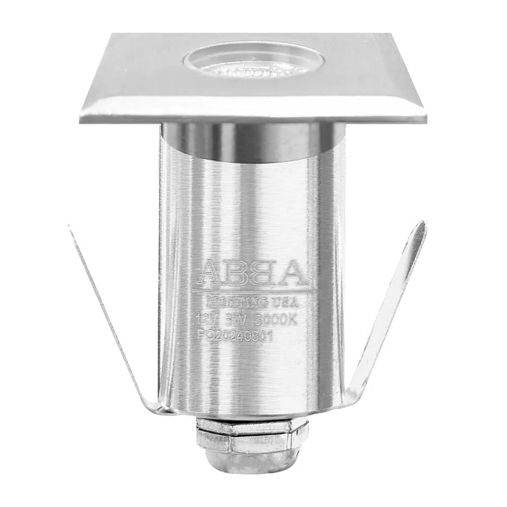Outdoor Landscape Lighting LED 12V Low Voltage DMS52 Stainless Steel In-Ground Well Light | 3W Integrated LED 12V Low Voltage Landscape Light