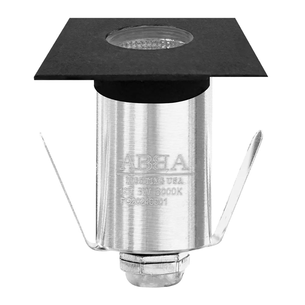 Outdoor Landscape Lighting LED 12V Low Voltage DMS52 Stainless Steel In-Ground Well Light | 3W Integrated LED 12V Low Voltage Landscape Light