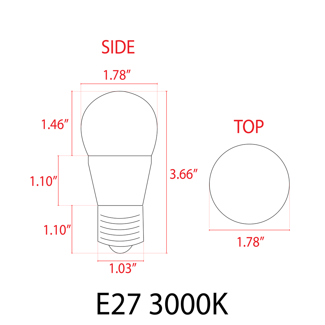 Outdoor Landscape Lighting LED 12V Low Voltage E27 6W LED 12V Low Voltage Bulbs Non-Dimmable Energy Saving Light Bulb