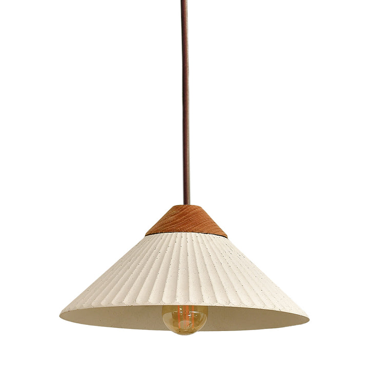 Outdoor Landscape Lighting LED 12V Low Voltage Summit Mountain Concrete Hanging Pendant Light E26 Socket Line Voltage 100V-240V AC IP64 Damp-rated Cream White