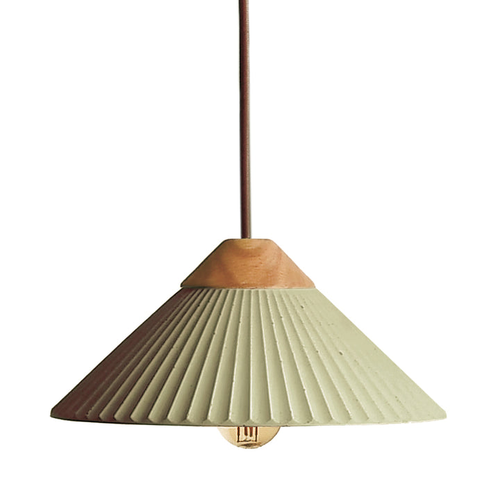 Outdoor Landscape Lighting LED 12V Low Voltage Summit Mountain Concrete Hanging Pendant Light E26 Socket Line Voltage 100V-240V AC IP64 Damp-rated Olive Green