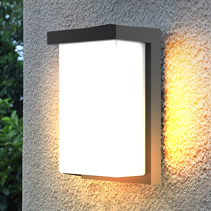 Outdoor Landscape Lighting LED 12V Low Voltage LED Wall Sconce Light 3CCT Selectable 3000K/4000K/5000K Integrated LED 3 Watts Selectable 12W/14W/16W Line Voltage 120V-277V AC IP66 Waterproof