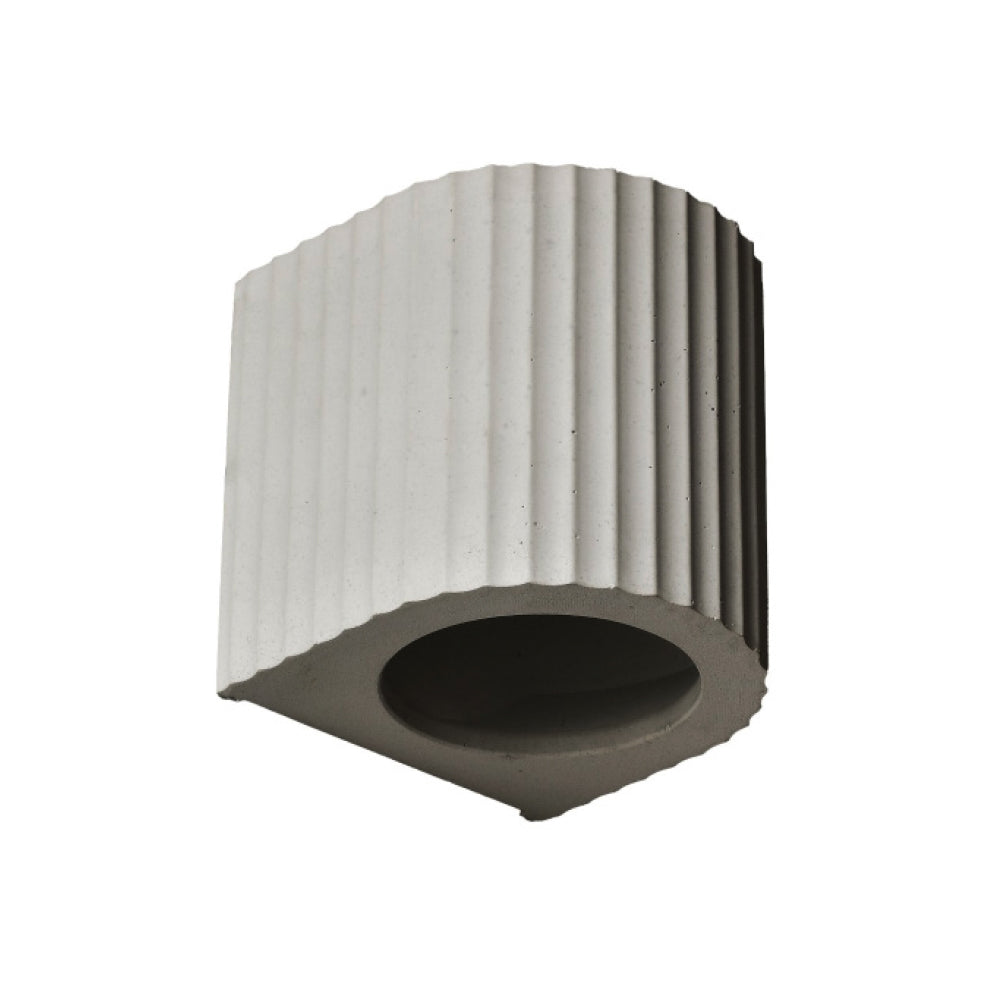 Outdoor Landscape Lighting LED 12V Low Voltage SCH08 Corinthian Concrete Wall Light LED E26 Socket Line Voltage 110V-230V AC IP65 Waterproof Cement Grey