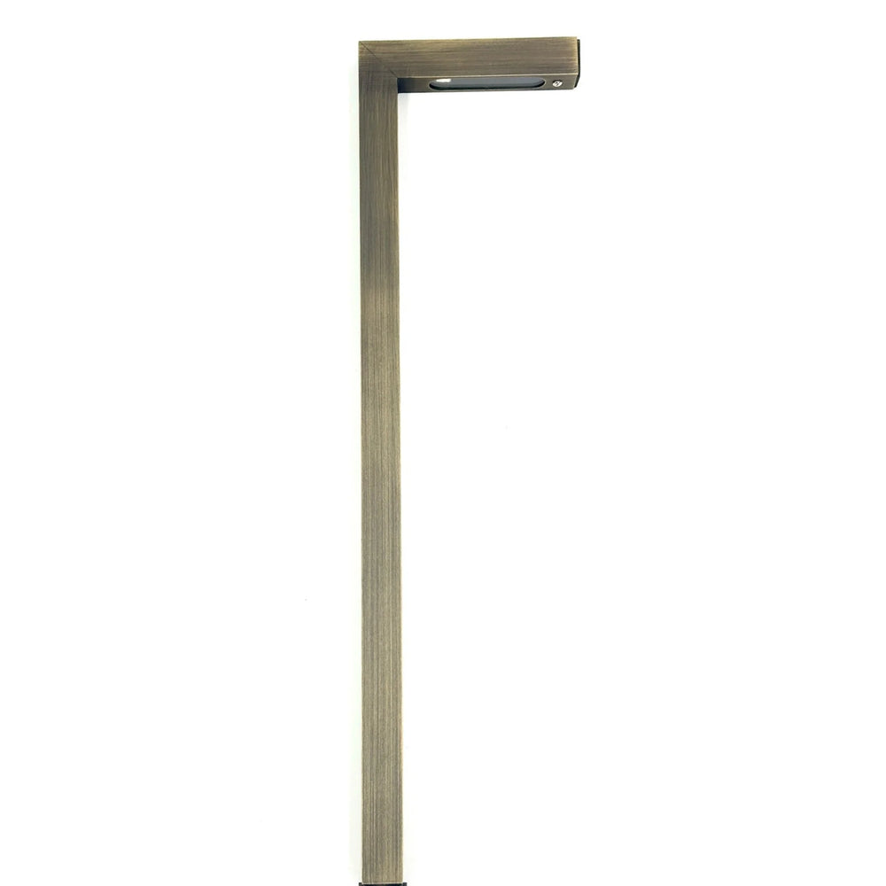 Outdoor Landscape Lighting LED 12V Low Voltage BPLP03 Aspen Brass Path Light Low Voltage Outdoor Lighting Antique Brass