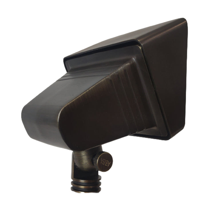 Outdoor Landscape Lighting LED 12V Low Voltage FPB05 Cast Brass Rectangular LED 12V Low Voltage Directional Floodlight Adjustable Landscape Lighting MR16 Socket