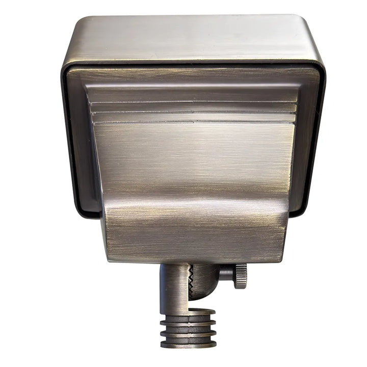 Outdoor Landscape Lighting LED 12V Low Voltage FPBCC05 Cast Brass 3CCT Adjustable 3W-10W Rectangular Built-In LED Floodlight 12V Low Voltage Floodlight Fixture