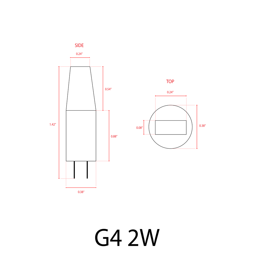 Outdoor Landscape Lighting LED 12V Low Voltage G4 2W/3W 12V AC/DC COB Low Voltage LED Bi-Pin Light Bulb | Landscape Lighting Accessory