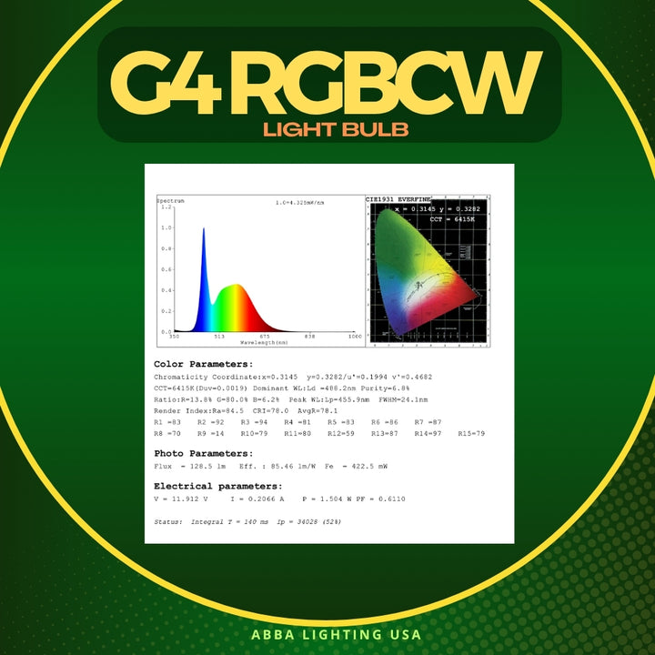 Outdoor Landscape Lighting LED 12V Low Voltage 2W G4 RGBCW Smart Wi-Fi 12V Low Voltage LED Light Bulbs Dimmable Energy Saving