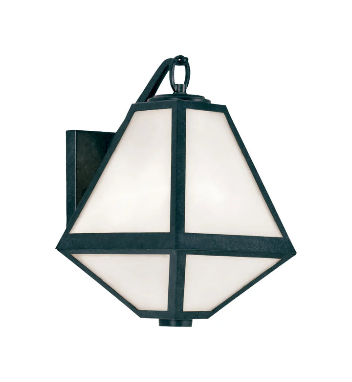 Outdoor Landscape Lighting LED 12V Low Voltage Brian Patrick Flynn Glacier 1 Light Outdoor Sconce 8"x12.75" Stainless Steel and Glass Black Charcoal Finish 120V 1 E26 Medium Base LED Bulb Socket for Patio, Garden, Interior and Exterior Walls