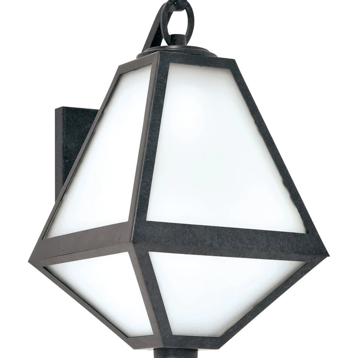Outdoor Landscape Lighting LED 12V Low Voltage Brian Patrick Flynn Glacier 1 Light Outdoor Sconce 8"x12.75" Stainless Steel and Glass Black Charcoal Finish 120V 1 E26 Medium Base LED Bulb Socket for Patio, Garden, Interior and Exterior Walls