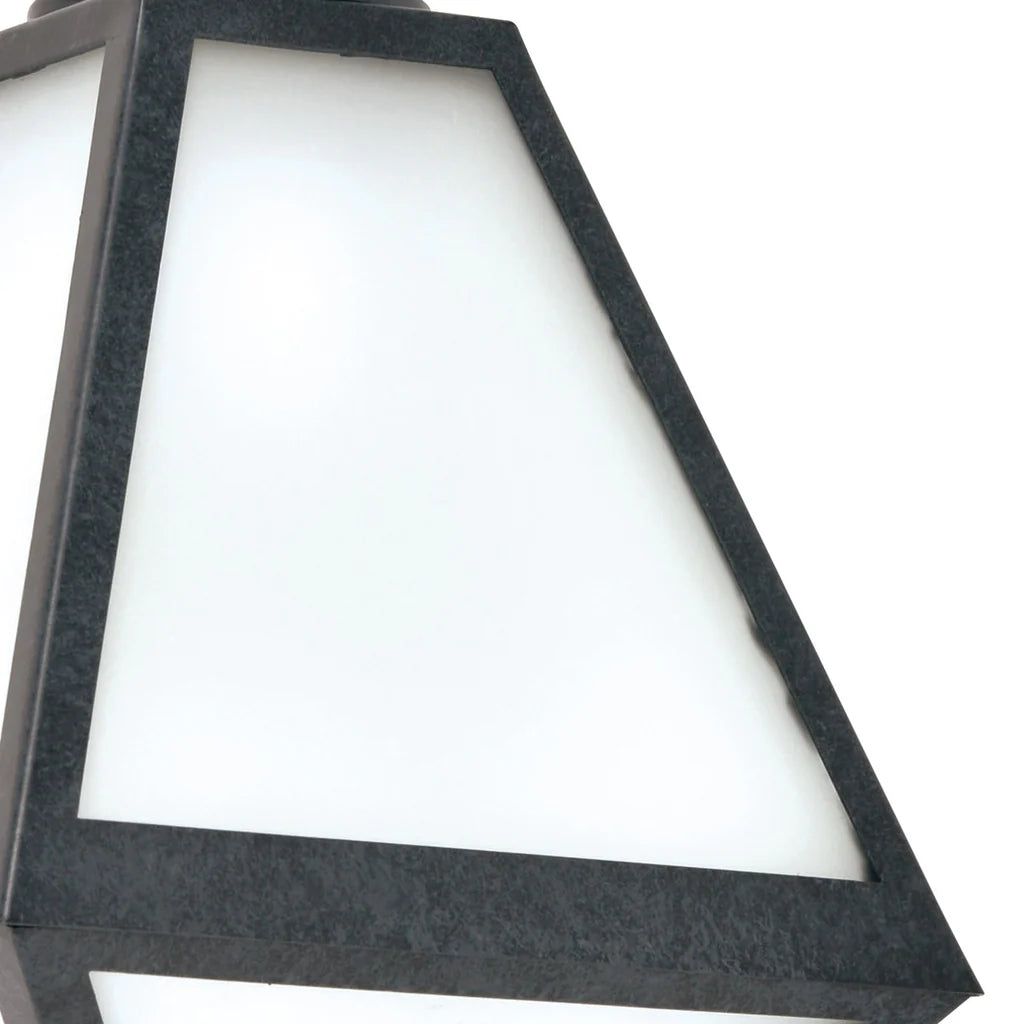 Outdoor Landscape Lighting LED 12V Low Voltage Brian Patrick Flynn Glacier 1 Light Outdoor Sconce 8"x12.75" Stainless Steel and Glass Black Charcoal Finish 120V 1 E26 Medium Base LED Bulb Socket for Patio, Garden, Interior and Exterior Walls