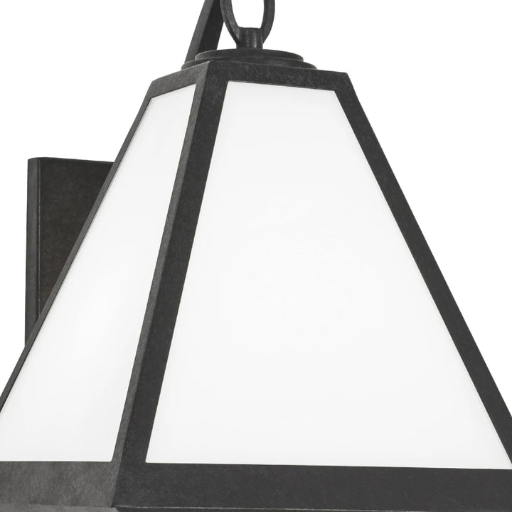 Outdoor Landscape Lighting LED 12V Low Voltage Brian Patrick Flynn Glacier 2 Light Outdoor Sconce 11"x16.75" Stainless Steel and Glass Black Charcoal Finish 120V 2 E26 Medium Base LED Bulb Sockets for Patio, Garden, Interior and Exterior Walls