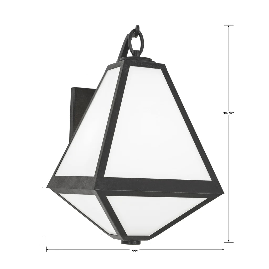 Outdoor Landscape Lighting LED 12V Low Voltage Brian Patrick Flynn Glacier 2 Light Outdoor Sconce 11"x16.75" Stainless Steel and Glass Black Charcoal Finish 120V 2 E26 Medium Base LED Bulb Sockets for Patio, Garden, Interior and Exterior Walls