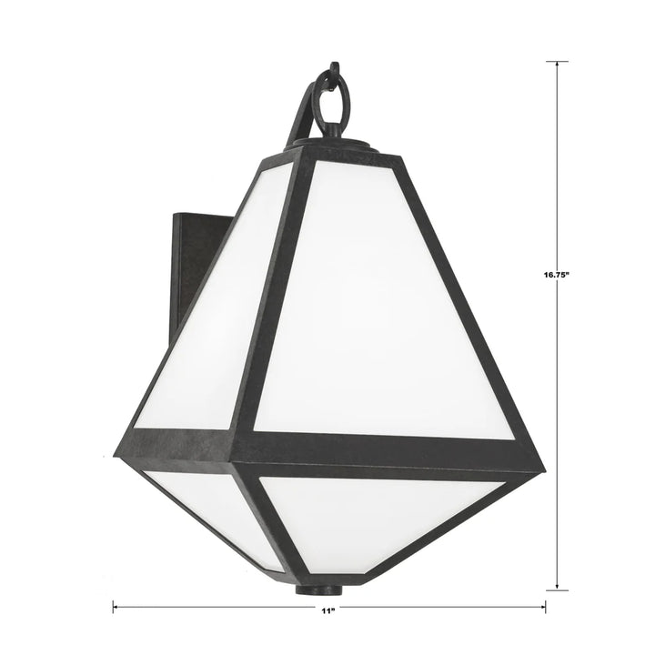 Outdoor Landscape Lighting LED 12V Low Voltage Brian Patrick Flynn Glacier 2 Light Outdoor Sconce 11"x16.75" Stainless Steel and Glass Black Charcoal Finish 120V 2 E26 Medium Base LED Bulb Sockets for Patio, Garden, Interior and Exterior Walls