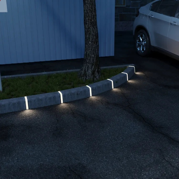 Outdoor Landscape Lighting LED 12V Low Voltage CRG34 3.9″x 1.37″x 7.8″ Paver Well Light - Heavy Duty Cast Aluminum, IP65 3.5W 3000K AC/DC 12V Low Voltage COB