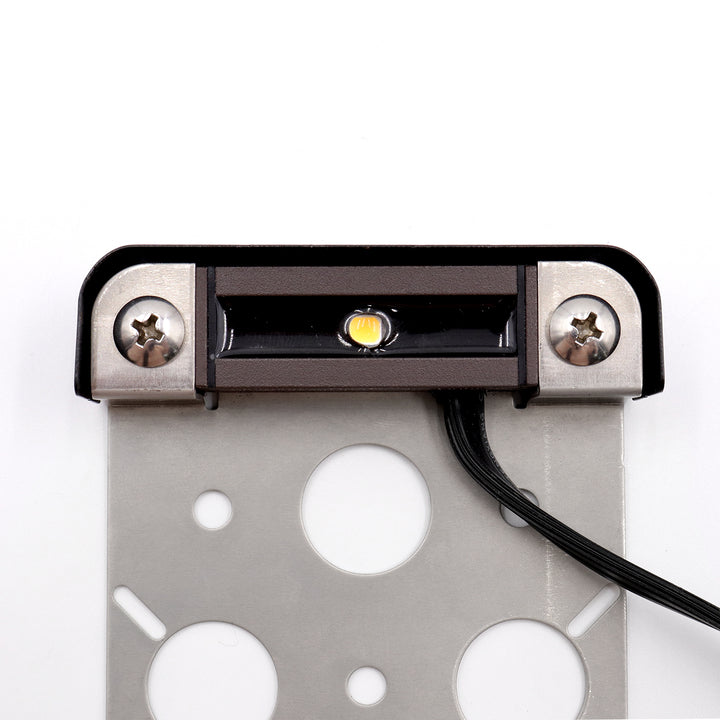 Outdoor Landscape Lighting LED 12V Low Voltage HL01A 0.5W 4x/8x/12x Package 3" Aluminum Integrated LED Hardscape Light Low Voltage Landscape Lighting