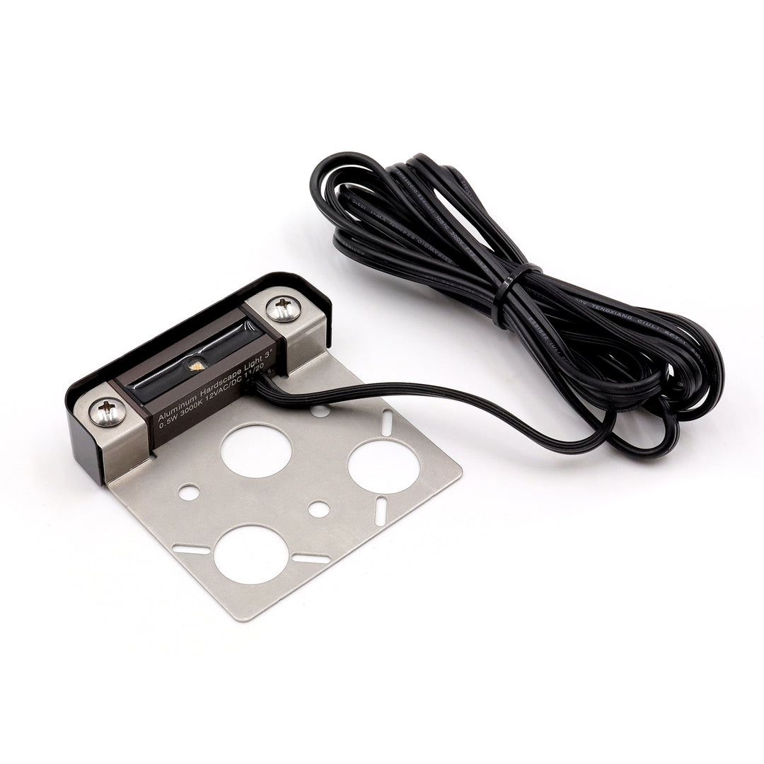 Outdoor Landscape Lighting LED 12V Low Voltage HL01A 0.5W 4x/8x/12x Package 3" Aluminum Integrated LED Hardscape Light Low Voltage Landscape Lighting