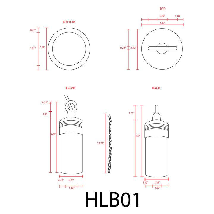 Outdoor Landscape Lighting LED 12V Low Voltage HLB01 4x/8x/12x Package 12V LED Low Voltage Brass Cylinder Pendant Light Hanging Downlight Fixture 5W 3000K Bulb