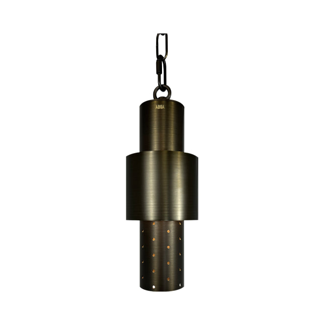 Outdoor Landscape Lighting LED 12V Low Voltage HLB02 4x/8x/12x Package LED 12V Low Voltage Brass Cylinder Pendant Light Hanging Downlight Fixture 5W 3000K Bulb