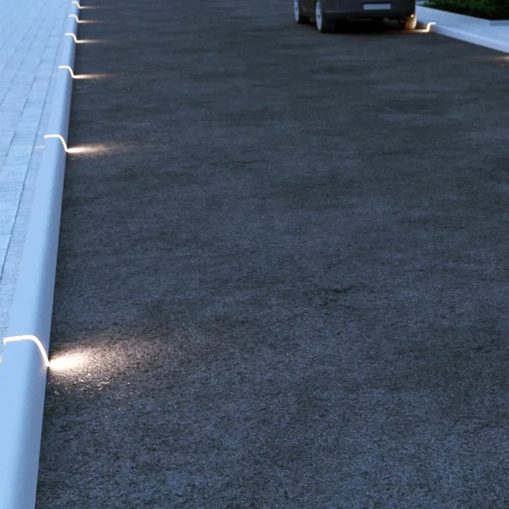 Outdoor Landscape Lighting LED 12V Low Voltage CRG34 3.9″x 1.37″x 7.8″ Paver Well Light - Heavy Duty Cast Aluminum, IP65 3.5W 3000K AC/DC 12V Low Voltage COB