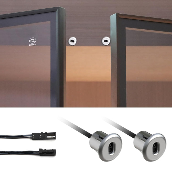 Outdoor Landscape Lighting LED 12V Low Voltage ID05 Double-Door Operated Recessed Mount Infrared Sensor Switch LED Automatic Controlling with JST Male and Female Connector
