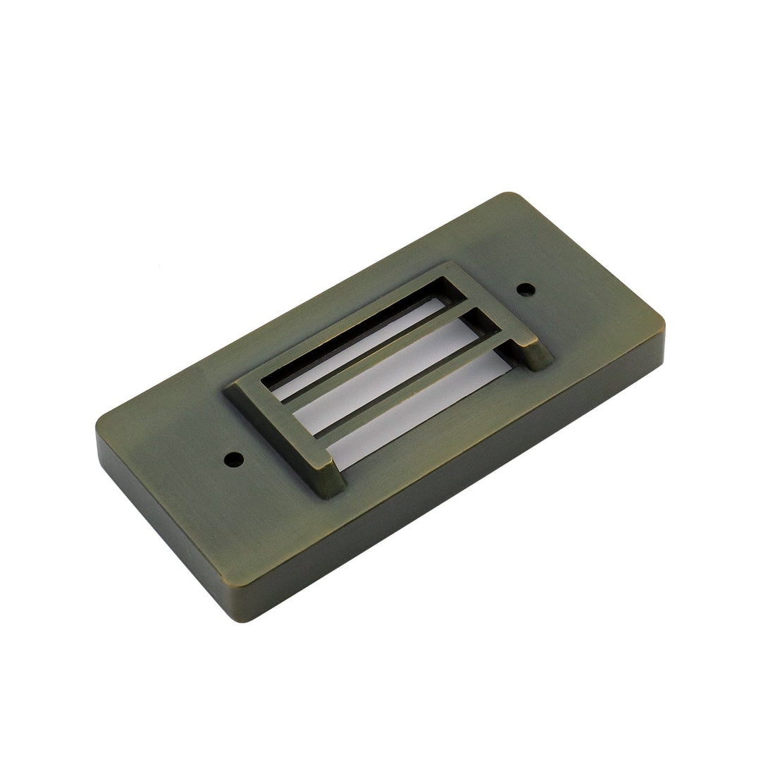 Outdoor Landscape Lighting LED 12V Low Voltage IDL01 Solid Brass Surface Mount 2700K Warm White Integrated LED Step Light Low Voltage Landscape Lighting