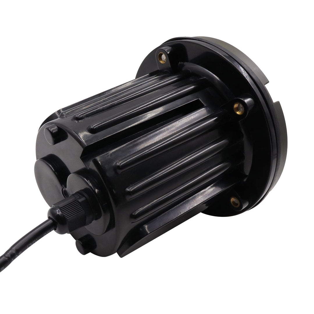 Outdoor Landscape Lighting LED 12V Low Voltage IGL16B MR16 PVC and Solid Brass In-Ground Well Light Low Voltage Landscape Lighting