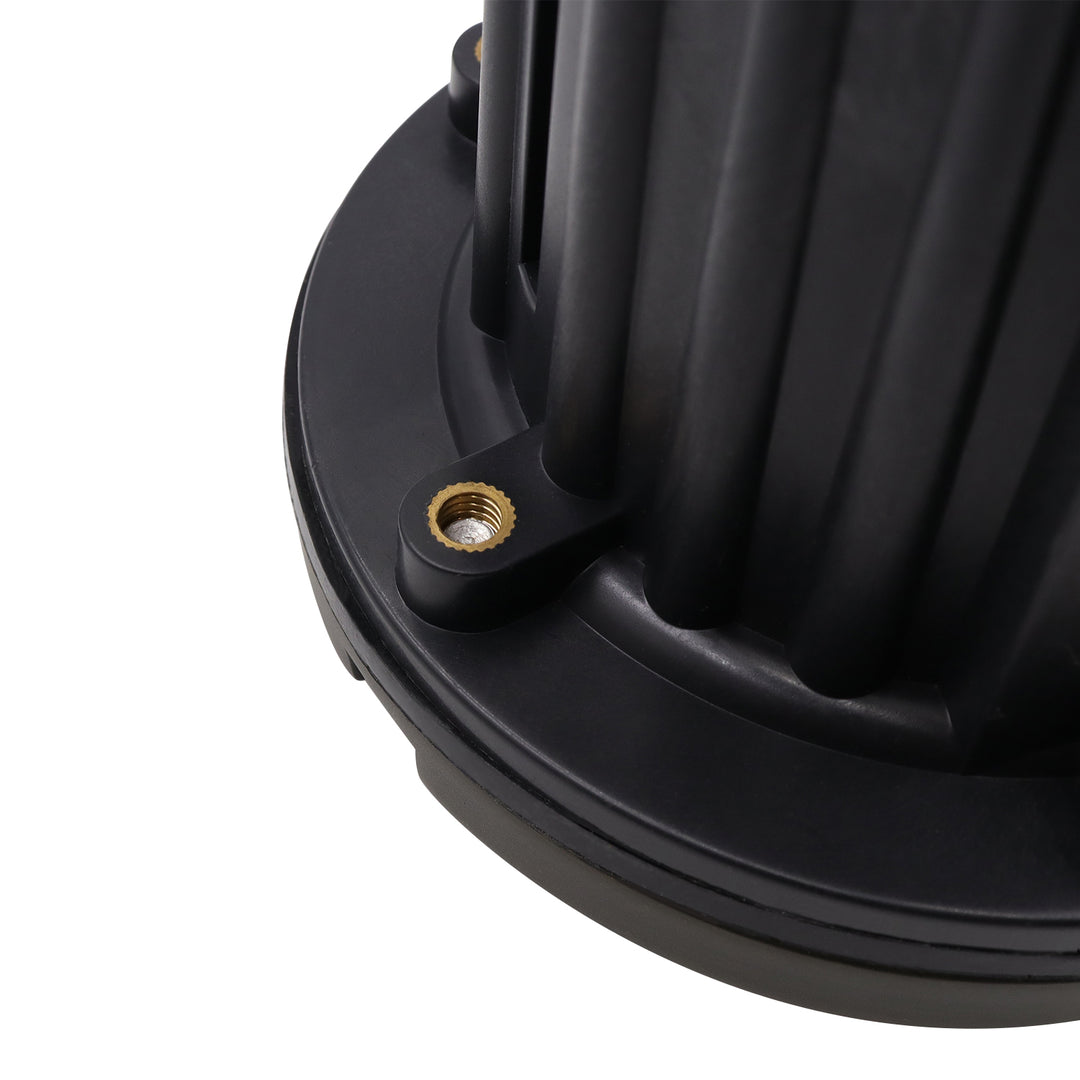 Outdoor Landscape Lighting LED 12V Low Voltage IGL17B MR16 PVC and Solid Brass Grille In-Ground Well Light Low Voltage Landscape Lighting