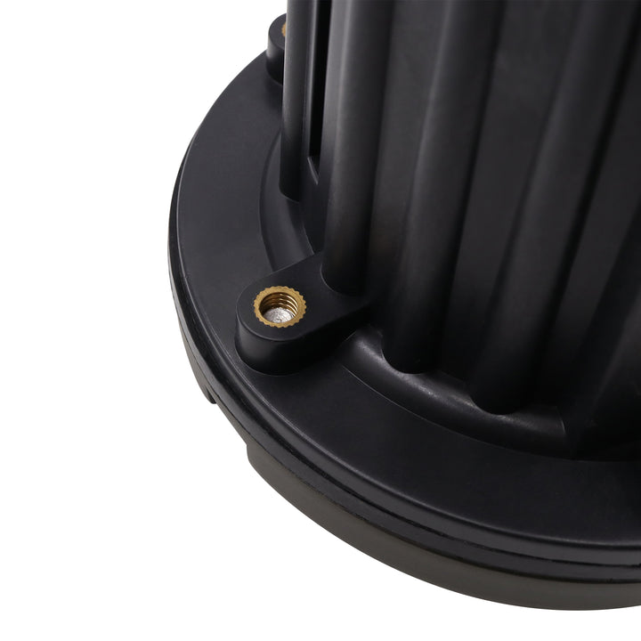 Outdoor Landscape Lighting LED 12V Low Voltage IGL17B MR16 PVC and Solid Brass Grille In-Ground Well Light Low Voltage Landscape Lighting