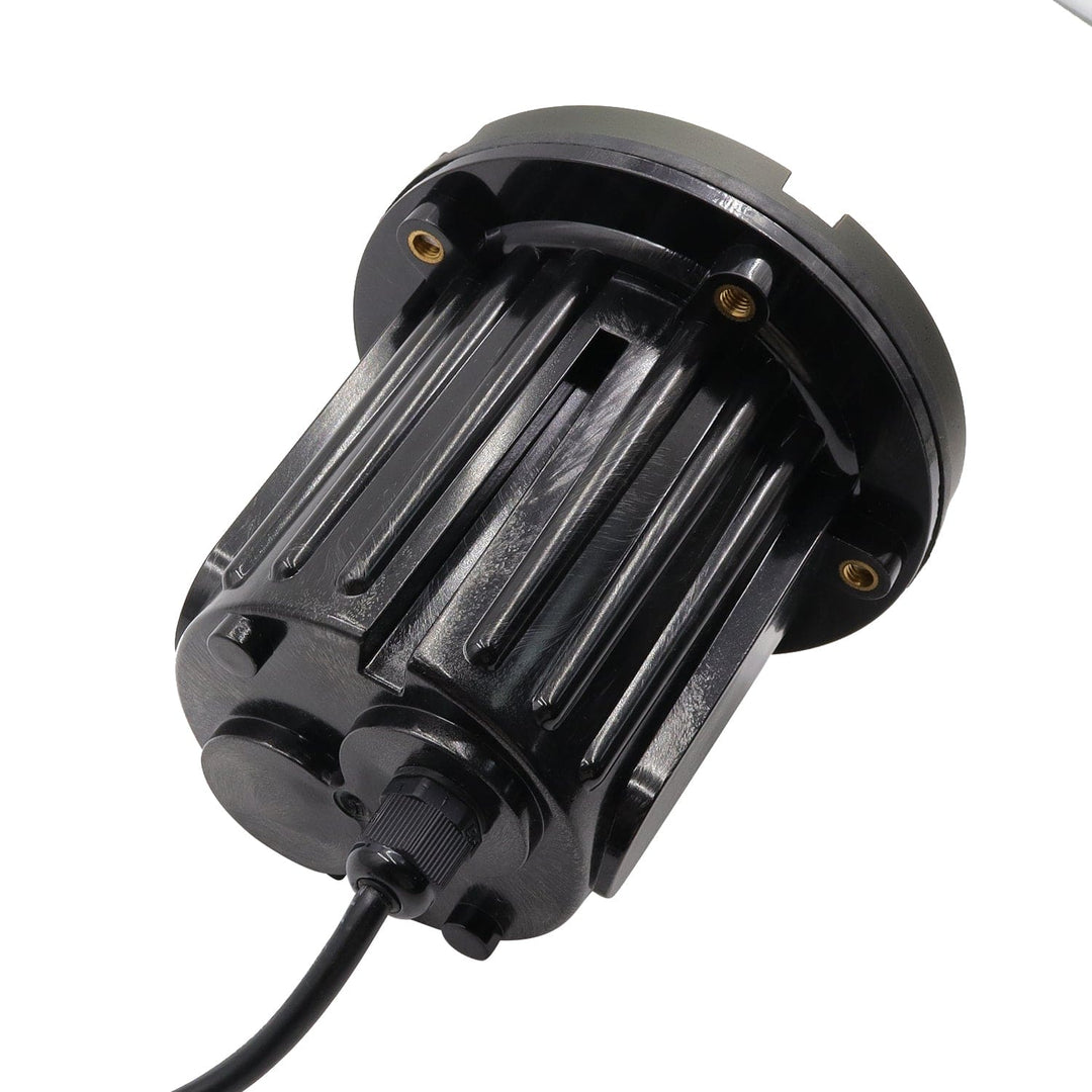 Outdoor Landscape Lighting LED 12V Low Voltage IGL19B MR16 PVC and Solid Brass Shielded In-Ground Well Light Low Voltage Landscape Lighting