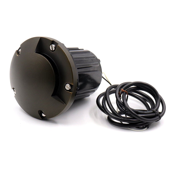 Outdoor Landscape Lighting LED 12V Low Voltage IGL20B MR16 PVC and Solid Brass Mono-Directional In-Ground Well Light Low Voltage Landscape Lighting