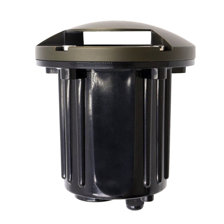 Outdoor Landscape Lighting LED 12V Low Voltage IGL21B MR16 PVC and Solid Brass Bi-Directional In-Ground Well Light Low Voltage Landscape Lighting
