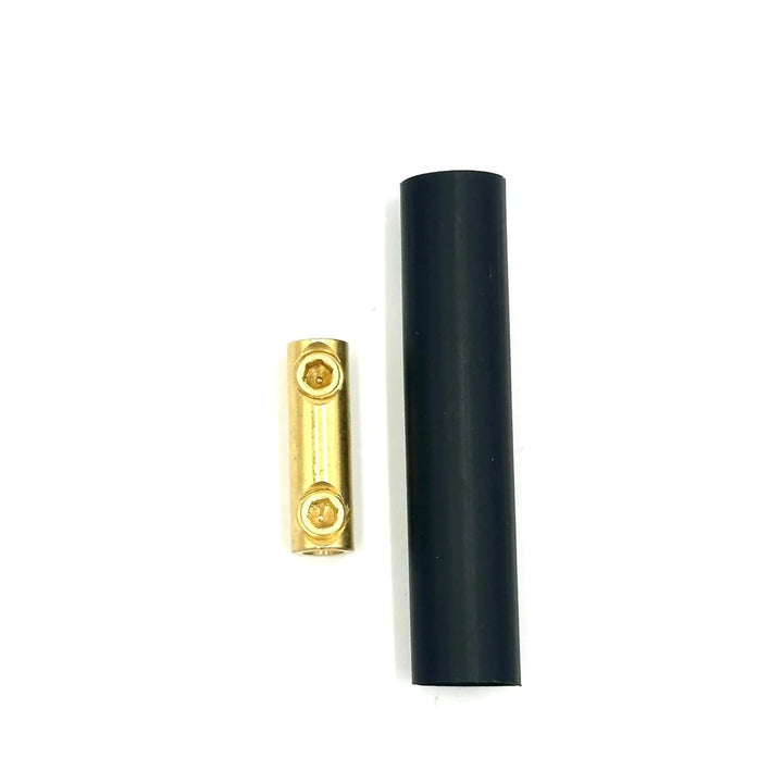 Outdoor Landscape Lighting LED 12V Low Voltage 50- and 100-Pack Brass Crimp Shrink Tube Wire Connectors - Waterproof Low Voltage Landscape Lighting Accessories