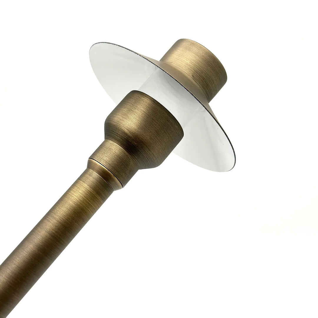 Outdoor Landscape Lighting LED 12V Low Voltage BPLP09 Tulay SH 18" Antique Brass Path Light Low Voltage Outdoor Lighting