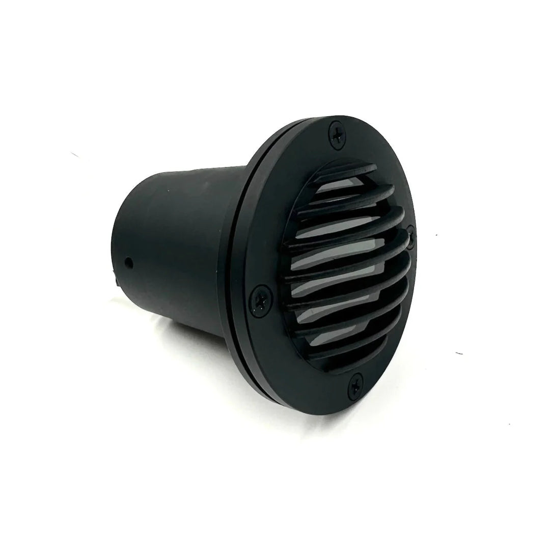 Outdoor Landscape Lighting LED 12V Low Voltage UNBP1 Tulay Brass In-Ground Well Light Grill Face Low Voltage Landscape Lighting
