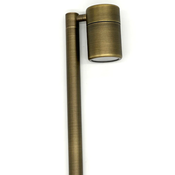 Outdoor Landscape Lighting LED 12V Low Voltage BPLP05 Rondo Brass Adjustable Path Light Low Voltage Outdoor Lighting