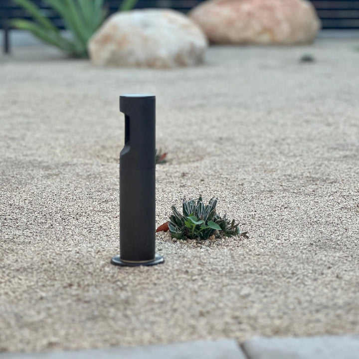 Outdoor Landscape Lighting LED 12V Low Voltage BPLP02 Boyd Brass Bollard 3000K Warm White Integrated LED Low Voltage Driveway Light Outdoor Landscape Lighting